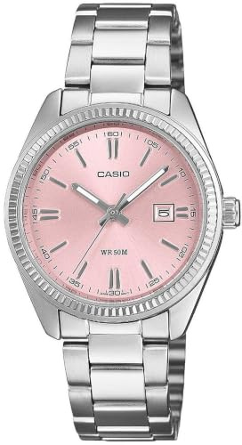 Casio Damenuhr Quarz Edelstahl/Rosa LTP-1302PD-4AVEF