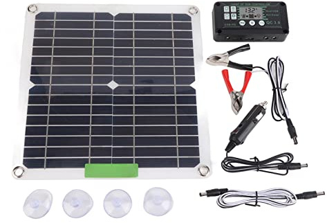 Kit de panel solar portátil de 200 W y 12 V para actividades al aire (40A)