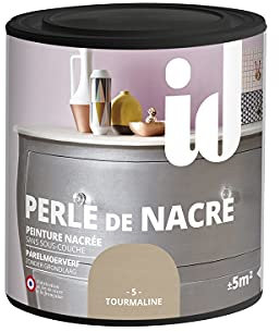 Peinture meubles et boiseries PERLE DE NACRE 500ML TOURMALINE - ID Paris