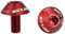 Bike Screws, 2Pcs Bike Bicycle Water Bottle Cage Holder Bracket Screw M5 * 12mm(Red)
