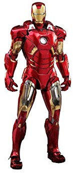 Hot Toys Movie Masterpiece Series Iron Man Mark 7 DIECAST MMS500 D27 1/6 Sixth Scale Collectible Action Figure