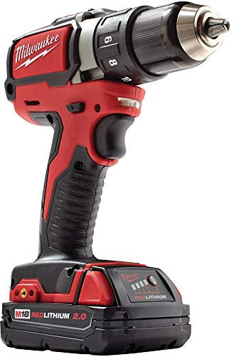 Milwaukee 2801-21P M18 - Kit de taladro/atornillador compacto sin escobillas de iones de litio de 18 voltios