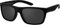 La Optica B.L.M. Herren Sonnenbrille UV400 Männer Sportbrille Fahrradbrille - Gummiert Schwarz (Polarisiert Gläser: Grau)