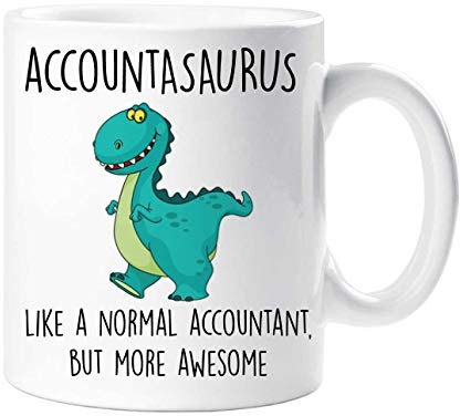 60 Second Makeover Limited Accountasaurus Mug Accountant Gifts for Men Awesome Accountant Present Dinosaur Fathers Day Funny Mug Birthday Christmas Finance Present Thank You Coffee Cup