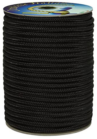 Corderie Italiane 006063438 Treccia polipropilene nera 8 mm - 30 mt