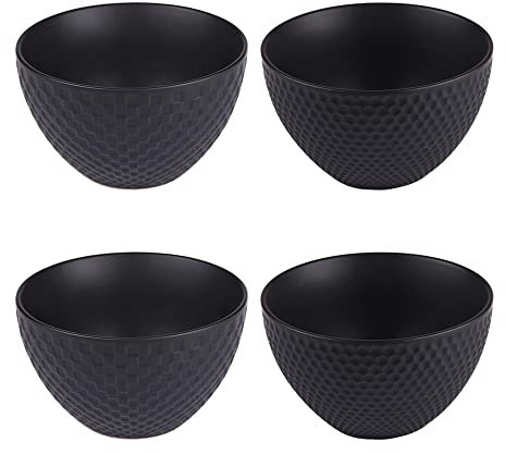 Table Passion - Coffret de 4 coupelles Snow black mat 40 cl