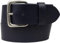 Jeansgürtel aus Vollrindleder 5 cm | Leder-Gürtel für Damen Herren 50mm | Breiter Ledergürtel aus echtem Leder | Marine 110cm
