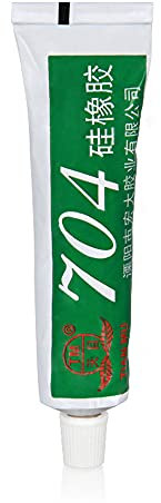 LOKOER Adhésif industriel 704 mastic électronique en caoutchouc de silicone blanc noir colle transparente colle d'étanchéité étanche