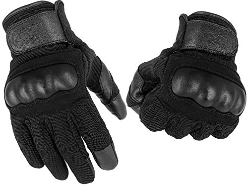 TacFirst H010 Rafferty CoolDuty Hard Knuckle Handschuhe Security (Schwarz, S)