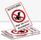 3 Stück Achtung hier ist kein Hundeklo Schild 20 x 30 cm Alu 3mm Alu-Dibond stabile Aluminiumverbundplatte keine Hundetoilette mit UV-Schutz von STROBO
