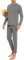 SIHOHAN Thermounterwäsche Herren Set, Funktionsunterwäsche, Skiunterwäsche, Thermo Unterwäsche Männer Winter mit Innenfleece (Grau, L)