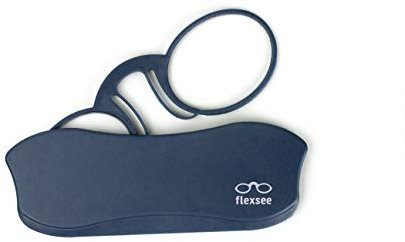 Flexsee Gravity Bügellose Lesebrille für Damen und Herren – 9 Farben / 5 Dioptrien (Dunkelblau, 3, Dioptrien)