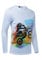 Hotlion Womens Cycling Jersey MTB T Shirt Long Sleeve Mountain Road Bike Motorcycle Outdoor Bicycle Clothing White Size L