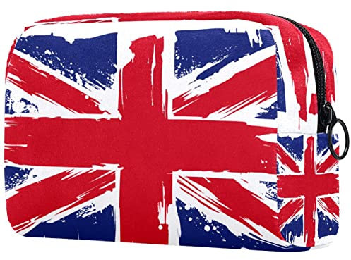 Schminktasche Reise Kosmetiktasche Tasche Geldbörse Handtasche mit ReißverschlussBritische Flagge Union Jack