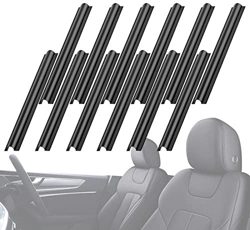 WOTEG Cable Tidy Sleeve,12 Pack Car Speaker Wire Sleeve | Cable Tidy Cable Management Sleeve with Double Sided Tape Wire Organizer for Cars