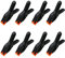 8 Pièces Pinces à Ressort, 2 Pouces Pinces, Pince a Ressort Plastique, Pince de Serrage Serre joint, Nylon Clips, Pour Travaux du Bois et Studio de Photographie (Noir)