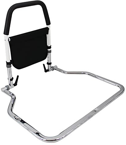Barandilla Cama Adulto, Asidero de Seguridad para barandillas Manija Barandillas de la Cama Barandas,Barra de Seguridad Lateral Plegable para Mayores discapacitados y niños