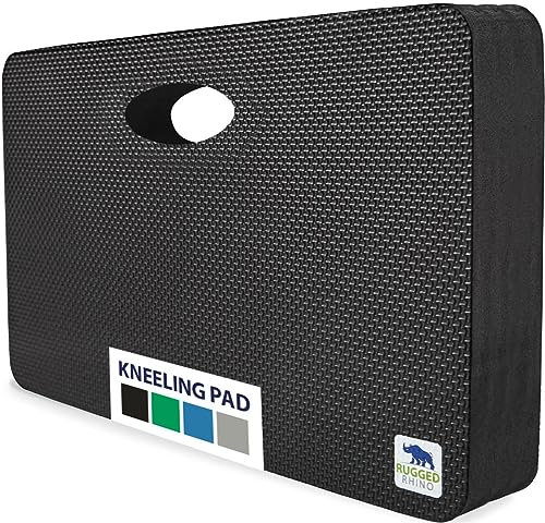 Rugged Rhino Knieschoner aus weichem Schaumstoff, zum Patent angemeldet, Garten-Knieschoner widerstehen Wasser, dick, langlebig, stoßdämpfend, bequem, starker Rückprall, Gartenarbeit,
