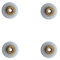 Laufrolle Lagerrolle Rolle Duschtür Tür Rollen Führungsrolle Kugellager Rad 17mm 4 Stück
