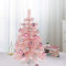 Piccolo Albero di Natale Rosa Piccolo, Albero di Natale da Tavolo con Palline, Piccolo Albero di Natale Rosa Piccolo Albero di Natale Rosa con Luci a LED e Supporto in Plastica, Albero di Natale(rosa)