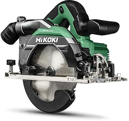 HiKOKI Sierra circular C6MEY (240 V, 1050 W, hoja de sierra sin escobillas, diámetro: 165 mm, profundidad de corte de 66 mm, con freno, accesorios en caja)