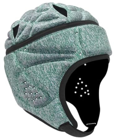 Aymzbd Casco da Rugby per Adulti, Caschetto da Rugby, Berretto da Rugby, Casco da Football per Esterni, Verde Scuro