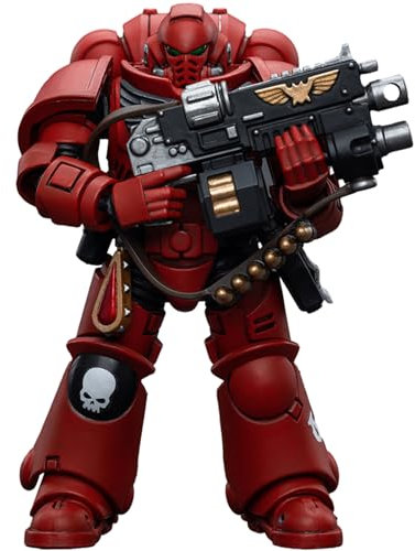 JOYTOY JT6649 40K 1/18 Action Figur Spielzeug, Blood Angels Intercessors, 4-Zoll Modell Set, Geschenk für Action Figur Enthusiasten und Sammler (MSS-6649)
