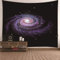 CEVAN Wandbehang Stoffbild Wanddekoration Garten Galaxiemuster Aufhellen Wandteppiche Indie Familien Strandtuch Kunst Dekorationen Decke Wandbehang Stoff Lila-Blau 240x220cm