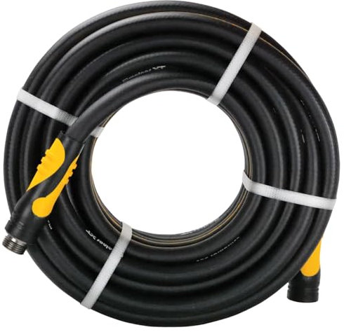 Melnor 88050AMZ XT Fusion Gartenschlauch, 1,6 cm x 15,2 m, langlebig, leicht, knickfest, Polyfusionstechnologie, Schwarz/Orange