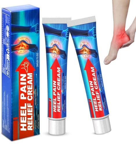 TECHEEL 2 Stück Fersensporn Salbe Fersenschmerzcreme Fersensalbe Fersencreme Fersenberuhigende Salbe Fersenberuhigendes Fersensporn Creme Für Fersen, Handgelenke, Knöchel,Muskeln, Gelenke