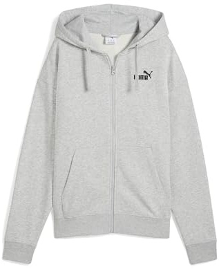 PUMA Damen ESS Small No. 1 Logo Comfort Hoodie mit durchgehendem Reißverschluss