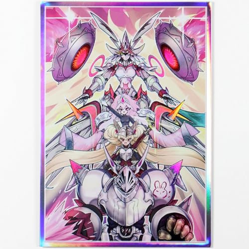 Volcanic Island 50ct 63x90mm Holographic Top Loading Trading Card Sleeves for YuGiOh/Japanese Art Anime Printing Card Sleeves Protectors (Centurion)