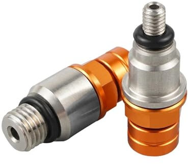 Aimazom Luftentlüftungsventil Motorrad Für SX SXF XC XCF 125 250 300 350 400 450 2017-2019 Für SX 85 2018-2019 Motocross M4x0,7 M8 X 1,0 Schraube des Gabel-Entlüftungsventils(1)