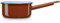 briebe Cazo Cocina Hervir Leche Acero Esmaltado 10 cm, Hervidor Vitrificado 0,45 L con Mango, Apto Inducción, Vitrocerámica, Fuego, Gas, Horno, Terra Vintage Marrrón Teja