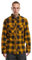 Brandit Men's Check Shirt, Blacl/Yellow, XL