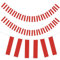 G2PLUS 11M Österreich Flaggenkette, Girlande mit 40 Österreich Flaggen, Österreich Nationalflagge, 14x21CM Österreich Fähnchen Wimpelkette für Garten Bar Dekorationen