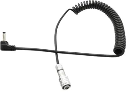 Ti ~ ta 12V Micro DC DC3.5 * 1.35mm mâle à Weipu 2 Broches Femelle Pl-UG for BMP ~ C 4K 6K poignées latérales d'alimentation de Batterie