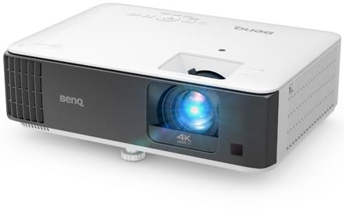 BenQ TK700ST Vidéoprojecteur Gaming et Cinéma Courte Focale 4K HDR LED 3000 Lumens avec Latence de 4 ms | Taux de rafraîchissement 240 Hz | HDR10 | Prise en Charge Arc/eARC | Rotation de l'image