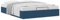 vidaXL Ottoman-Bett ohne Matratze Blau 140x200 cm Stoff, Bettrahmen, Bettgestell mit Stauraum, Polsterbett, Bettgestell, Bettrahmen mit Stauraum, Bett