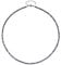 Saphir Edelsteinkette mit facettierten 4mm Perlen - echte Natursteine - Länge verstellbar - Heilstein Schutzstein Edelstein Collier Glücksbringer Talisman Geschenk (Silber, Saphir, 45)