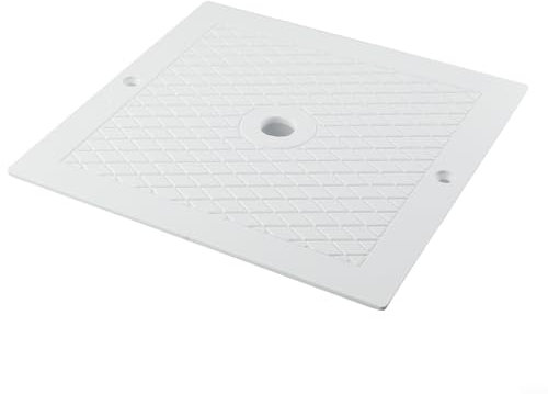 Accessoire de piscine 25,4 cm Couvercle carré pour skimmer SPX1082E SP082 1083 1084 1085 et SP1086 (1 pièce)