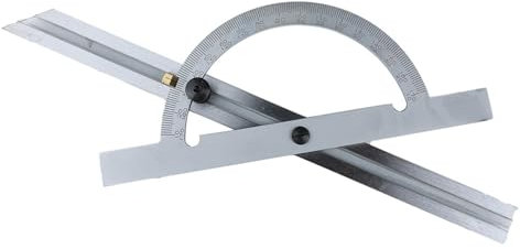 Buscador de ángulos de 10 a 170 grados, acero al carbono, cabeza redonda, transportador de escala, buscador de ángulos, regla ajustable