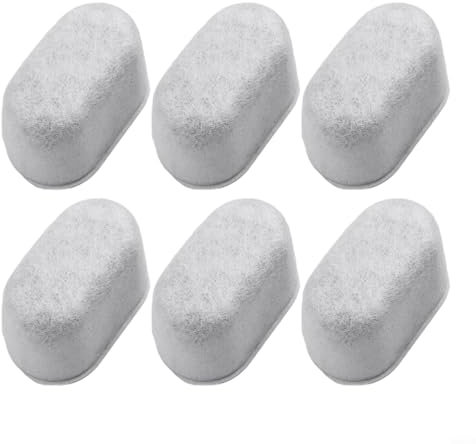 Paquete de 6 filtros de agua para cafeteras Breville Espresso BKC600XL BKC700XL Gourmet de una sola taza compatibles con BWF100