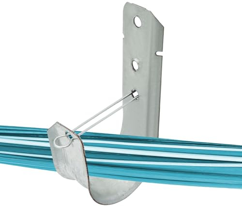 Xadnitu 25 Packs 2 Cable Support J Hooks with Retainer Clips, Heavy Duty Metal Wire Cable Support J-Hook Hangers for Attaching Wall Mounting to Vertical Surfaces