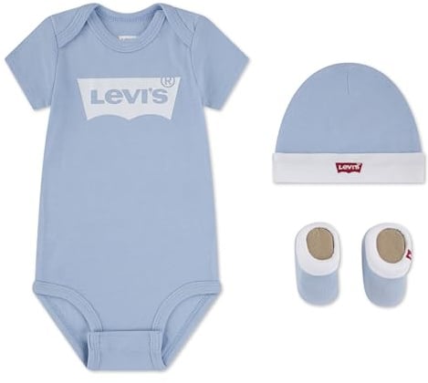 Levi's Classic Batwing Conjunto de 3 Piezas par Bebes