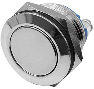 M81 - Chrom Klingeltaster Ø 19mm