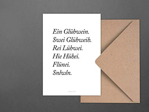 Postkarte - Glühwein