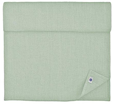 Linen & Cotton Tischläufer Stoff Tischband Tischdeko Hygge 100% Leinen, Hellblau Blau (40 x 130 cm) Klein Rechteckig Läufer Tisch Couchtisch für Home Küche Brunch Weihnachten