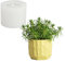 NICOLE Silikonform für Blumentopf, für Beton, Sukkulenten, Dekoration, Aromatherapie, Kerzendekoration [Kitchen]