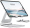 NULAXY Doppelter Faltbar Tablet Ständer, Vollständig Verstellbarer Desktop Tablet Halterung: iPad Staender für Büro, Kompatibel mit iPad Pro Air Mini, Samsung Tab, Die Meisten Mobilgeräten - Silber